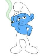 Wallpaper #57hx2ZIBJvJKYCmEtewi23 Grouchy Smurf Empath Storiesgallery Smurfs Fanon Wiki Fandom