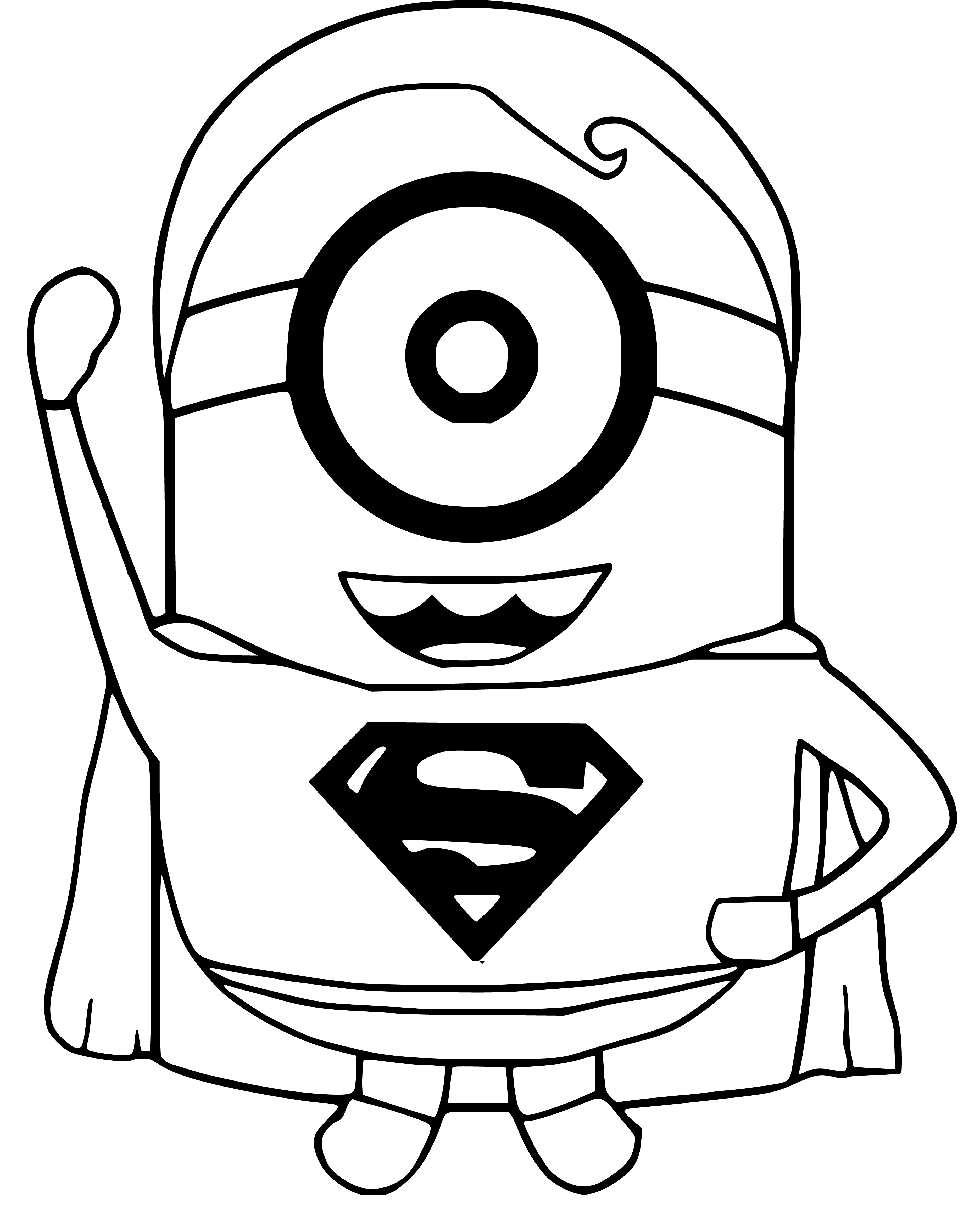 Wallpaper #NBkkEI8BtGB6xQ786V5F52 Printable Minions as Superheroes Coloring Sheets Easy for Kids Blank