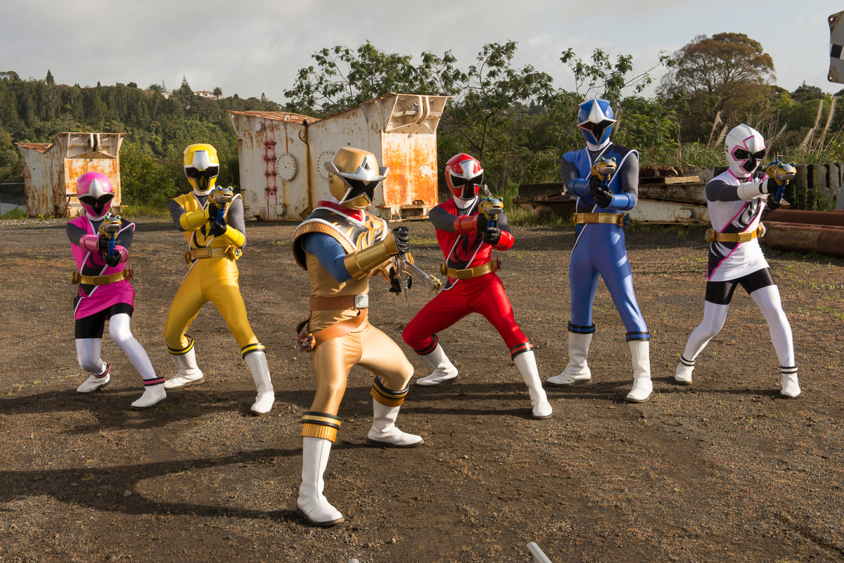Wallpaper #05365 Os Rangers E Os Zords De Power Rangers Ninja Steel