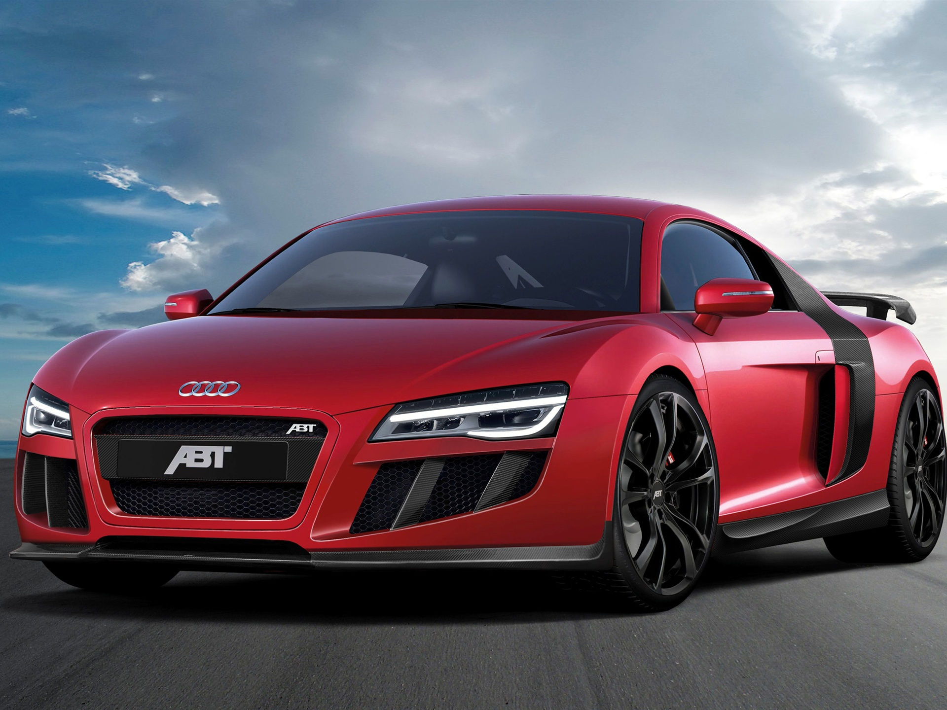 Wallpaper #M_AMf5cBi4JM6agG9yBq32 2013 Abt Audi R8 V10 Vermelho Supercarro Papeis De Parede 1920x1440
