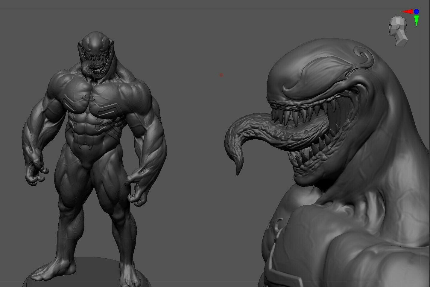 Wallpaper #YWh2GpMBSpphPi3-RBzj180 Stl File Venom 3D Printer Design to Downloadcults