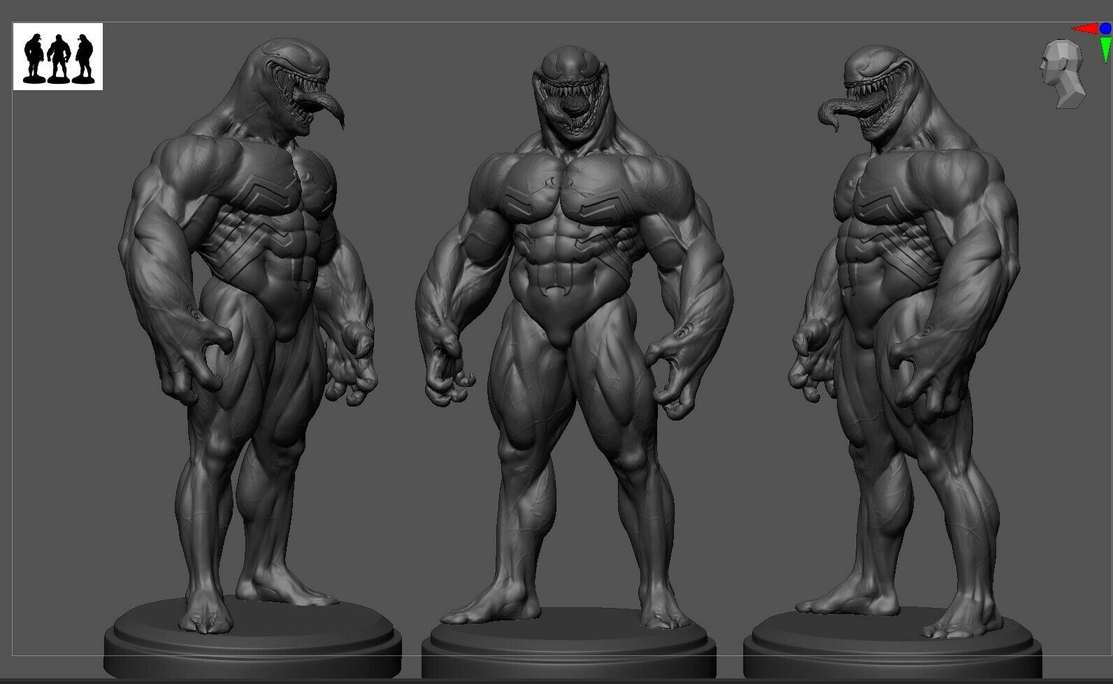 Wallpaper #YWh2GpMBSpphPi3-RBzj439 Stl File Venom 3D Printer Design to Downloadcults