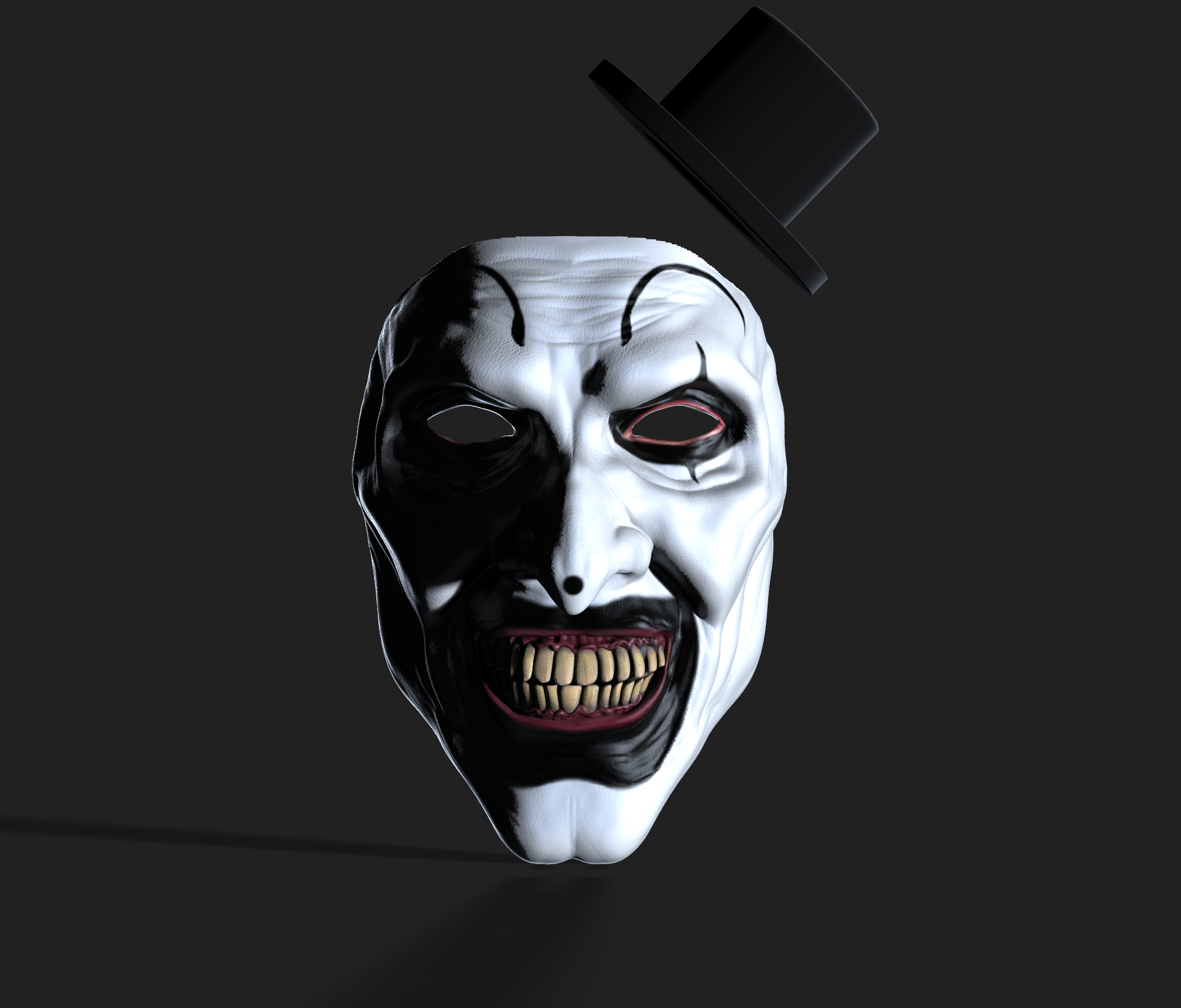 Wallpaper #BUBfMJMBJhL2WPbaisHN340 Stl Datei Art the Clown Maske Terrifier3d Druckbare Vorlage Zum