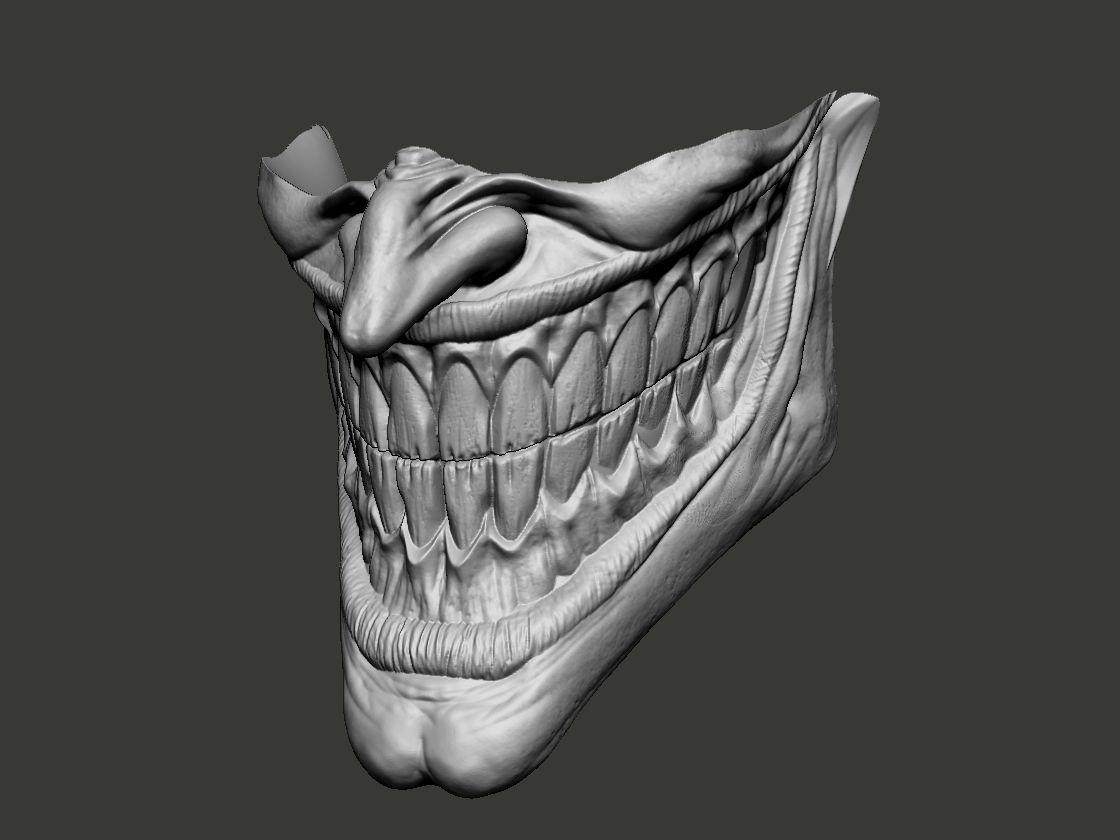 Wallpaper #wcnwi5cB-VVLIetl6Ghy61 Stl File Joker and Venom Joker Smile Face Mask 3D Printer Model to