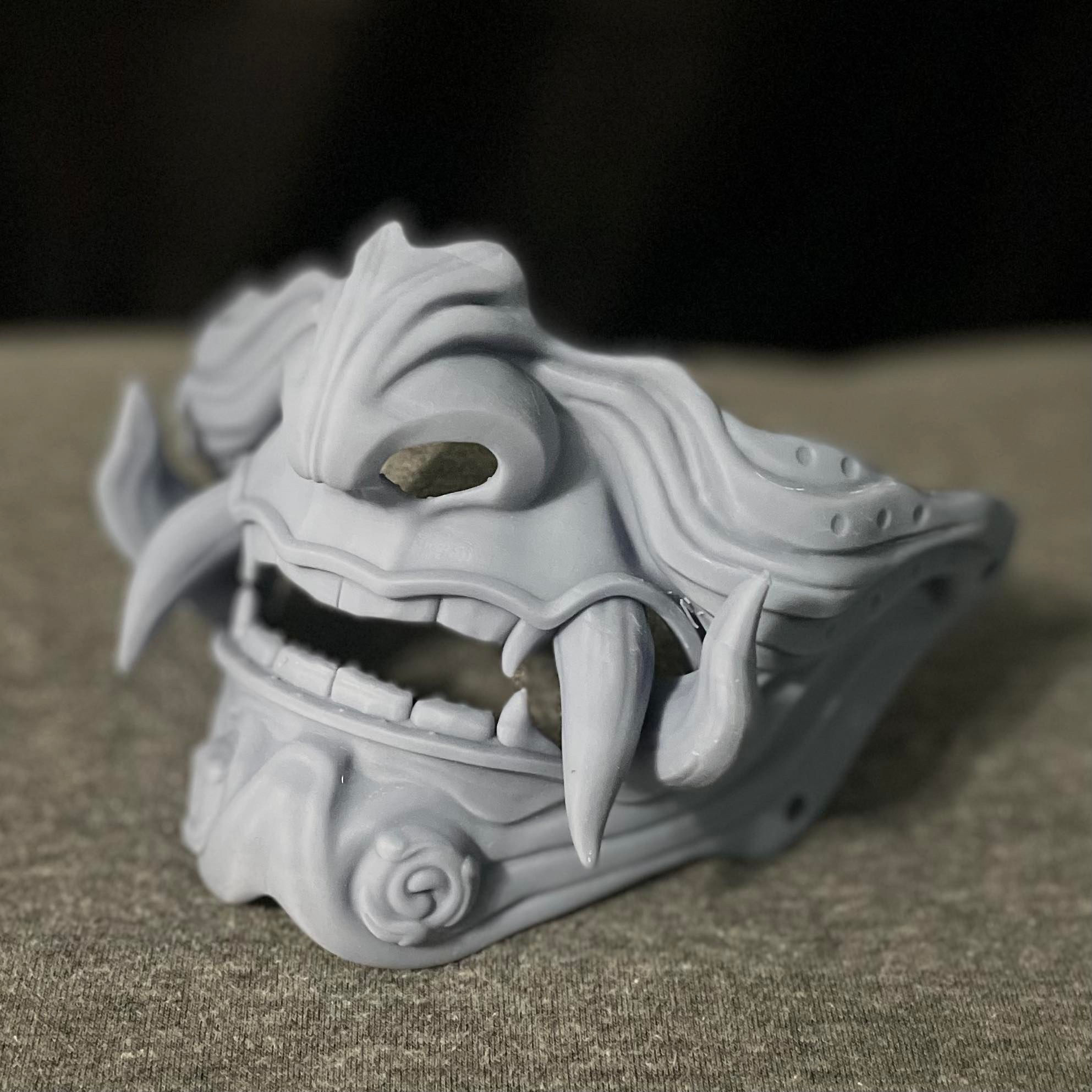 Wallpaper #LQPxZZMBpyOg8YnEktpT309 Samurai Mask 3D Model