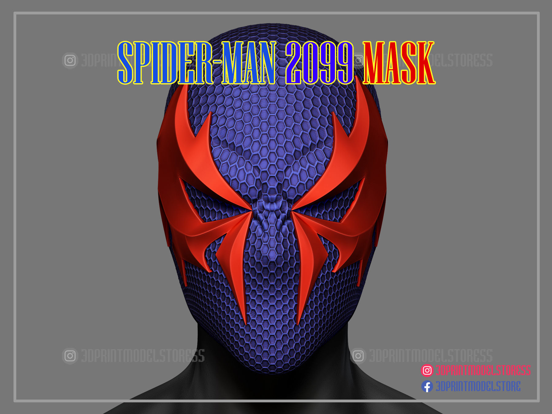 Wallpaper #6WhhGpMBSpphPi3-HhvO7 Spider Man 2099 Mask