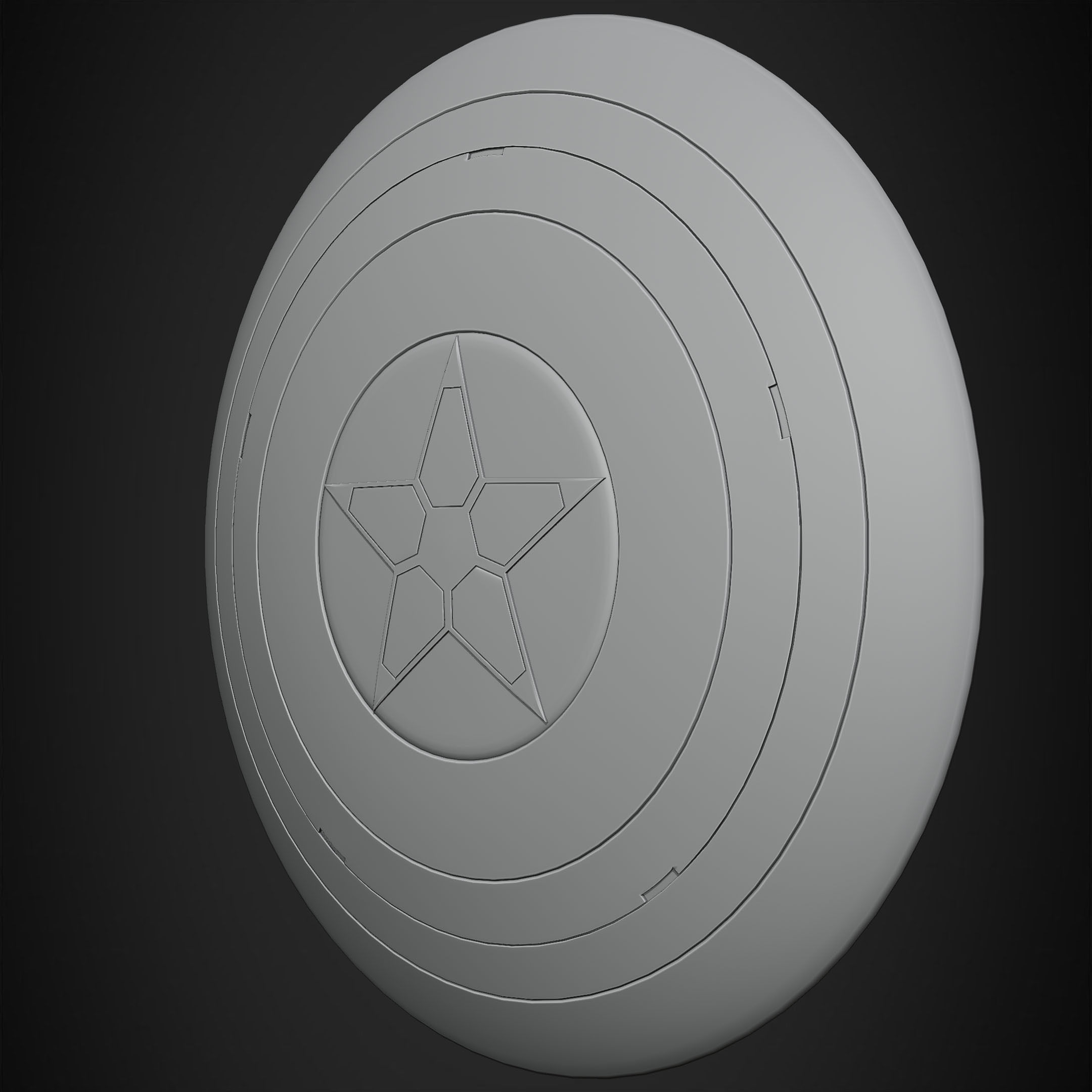 Wallpaper #R3OVhY4BFI5NbQksUR4W47 Stl File Captain America Vibranium Shield for Cosplay3d Printable