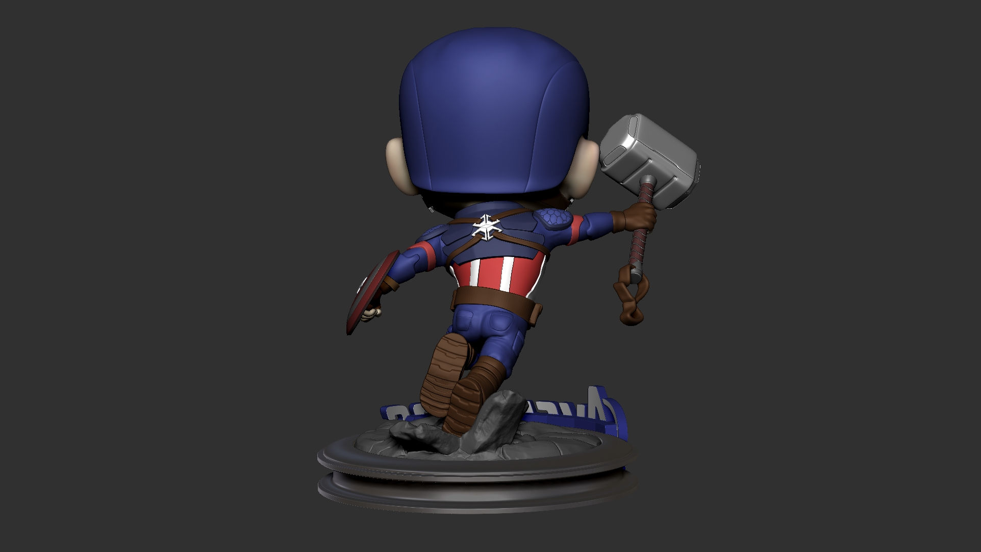 Wallpaper #GzHRNZMB5zzyi_yYiViU425 Stl File Captain America Fan Art3d Print Design to Downloadcults