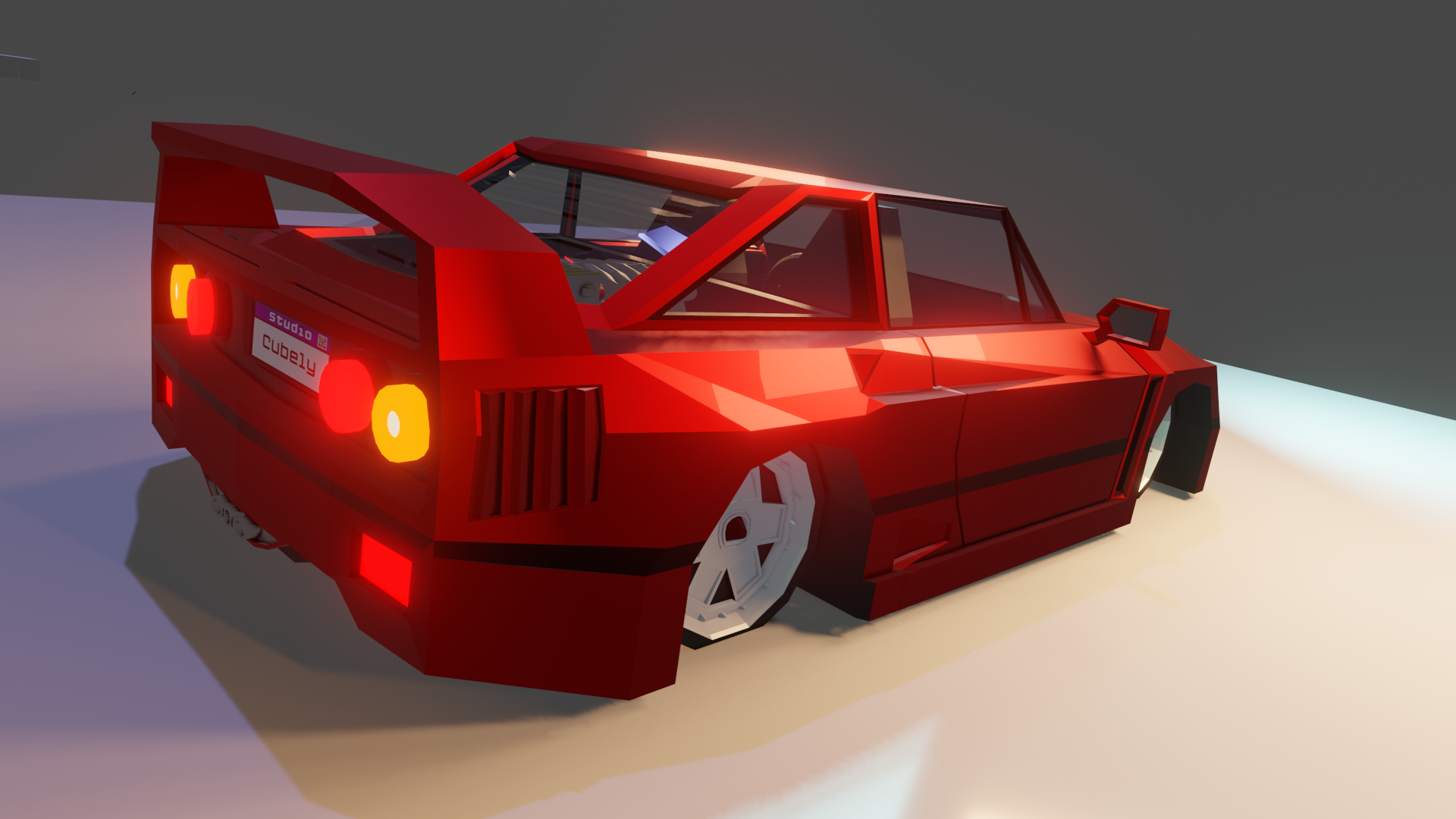 Wallpaper #Z5kLP5MBUcASHT6npsuA399 Obj File Ferrari F40 Low Poly 3D Printable Design to Downloadcults