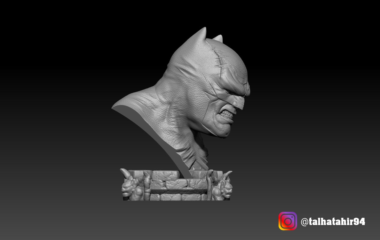 Wallpaper #e-pIVpMBlwTYPL18yQ8_380 Stl File Batman the Dark Knight Returns Bust3d Printing Template to