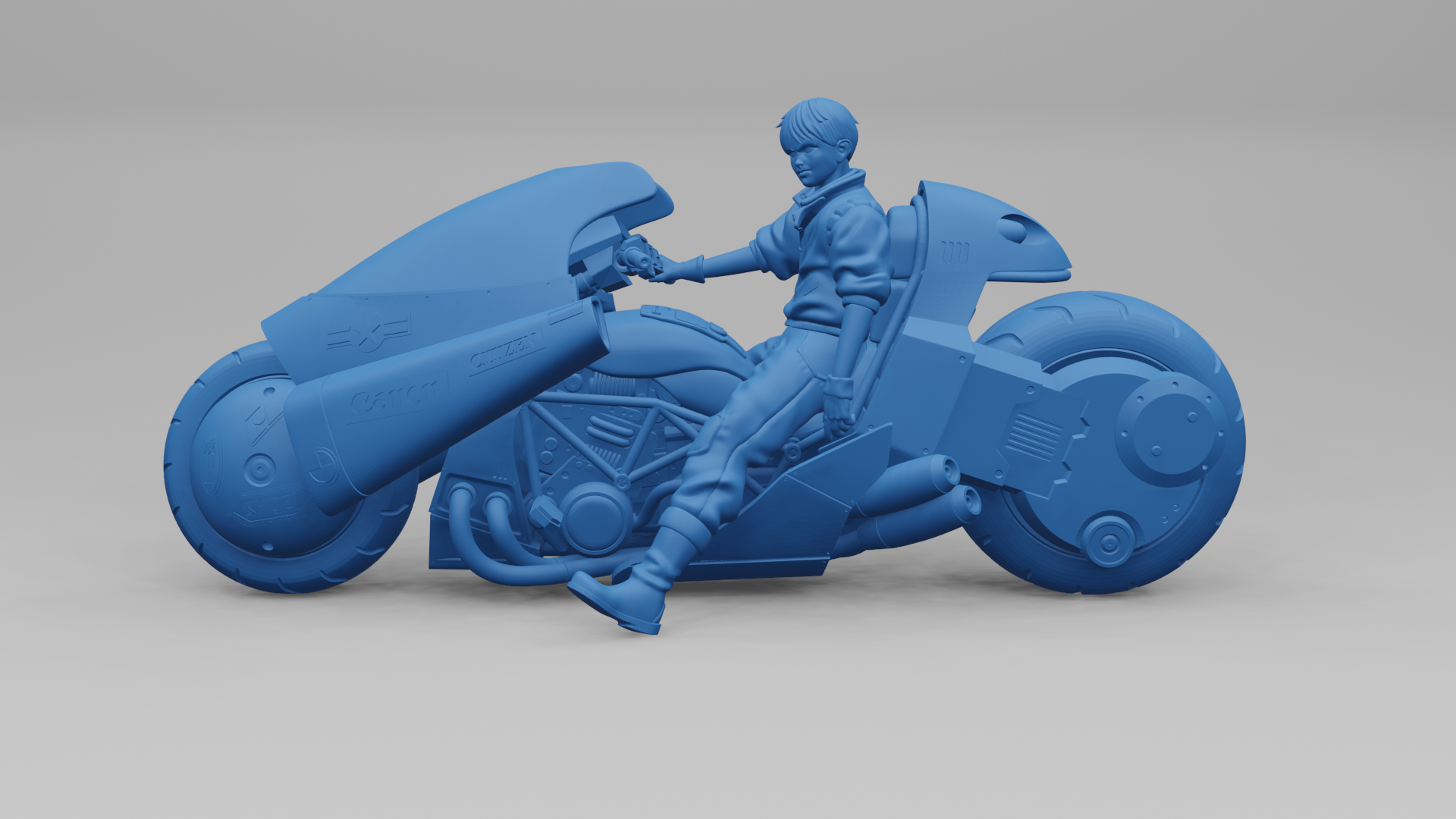 Wallpaper #1-9QS5MBMN-XEVvV2zpS212 Fichier Stl Akira Kaneda Figurine De Moto a Veloobjet Pour Imprimante