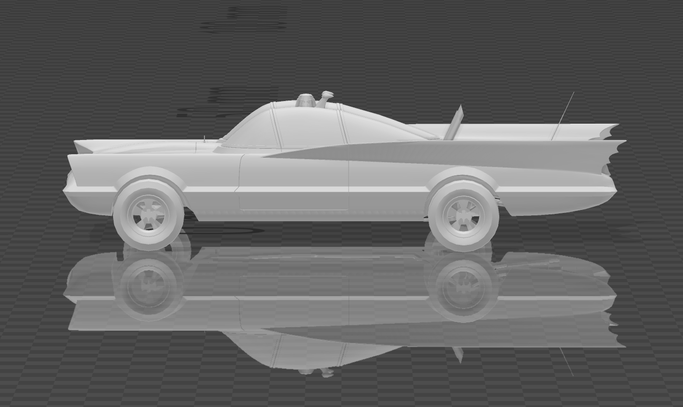 Wallpaper #lvuchZcBx-Hc5Y20wbCz109 Stl File Scale Model Classic Batmobile 3D Print Object to Download