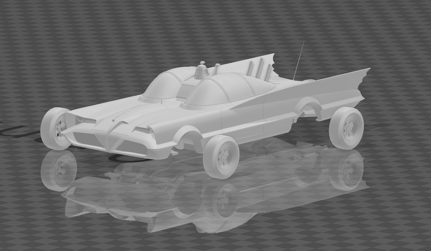 Wallpaper #lvuchZcBx-Hc5Y20wbCz107 Stl File Scale Model Classic Batmobile 3D Print Object to Download