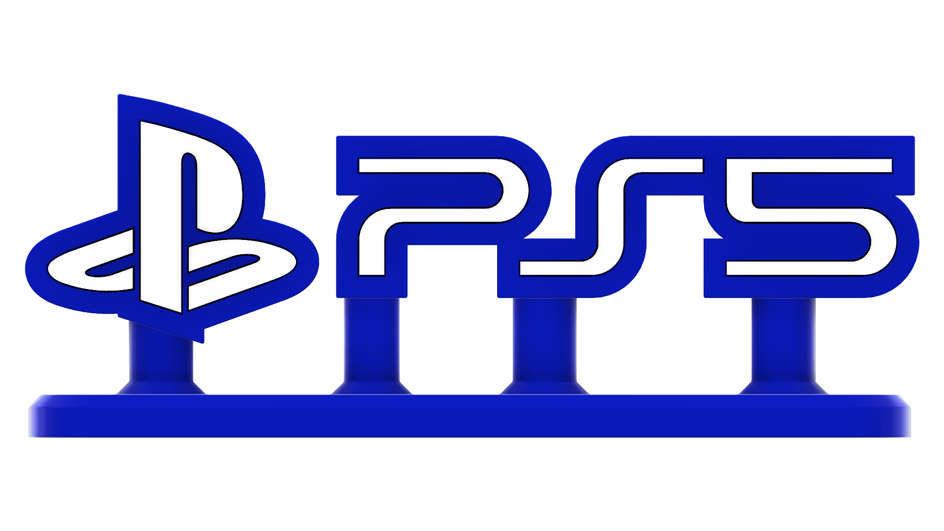 Wallpaper #K2dnBpMBSpphPi3-fMGa252 Fichier Stl Logo Du Support De La Playstation 5objet Imprimable En 3D