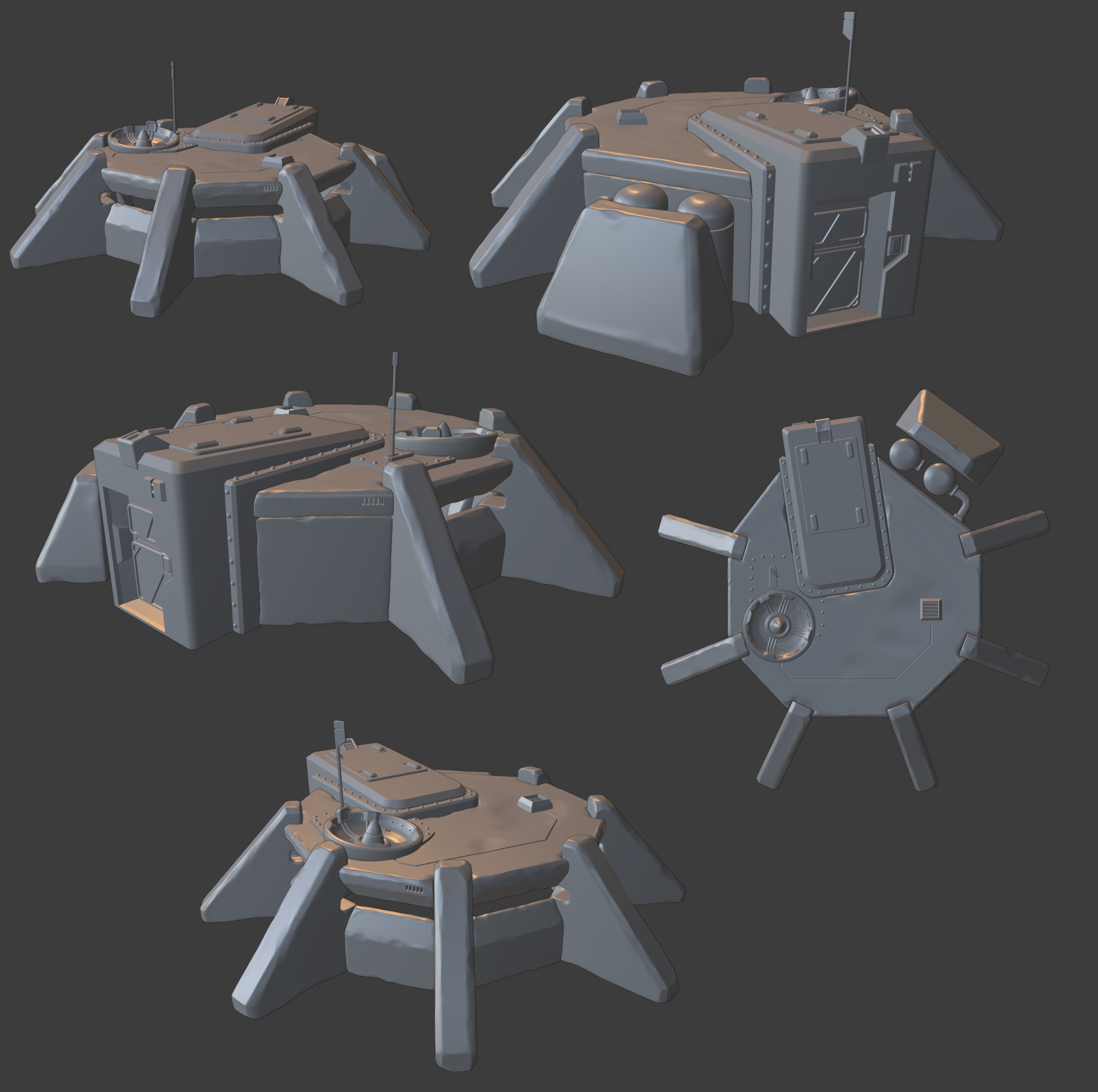 Wallpaper #F2gVHZMBSpphPi3-LCUb253 Free 3D File Sci Fi Bunker Template to Download and 3D Printcults