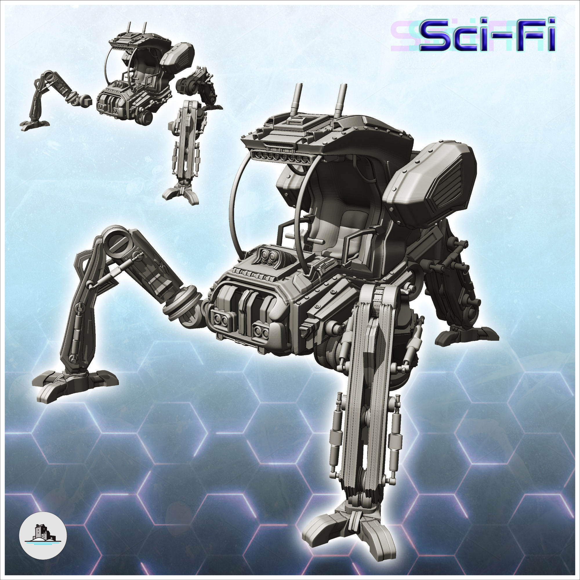 Wallpaper #FTHPNZMB5zzyi_yY1ljw170 Stl File Dhixtos Combat Robot 21 Future Sci Fi Sf Post Apocalyptic
