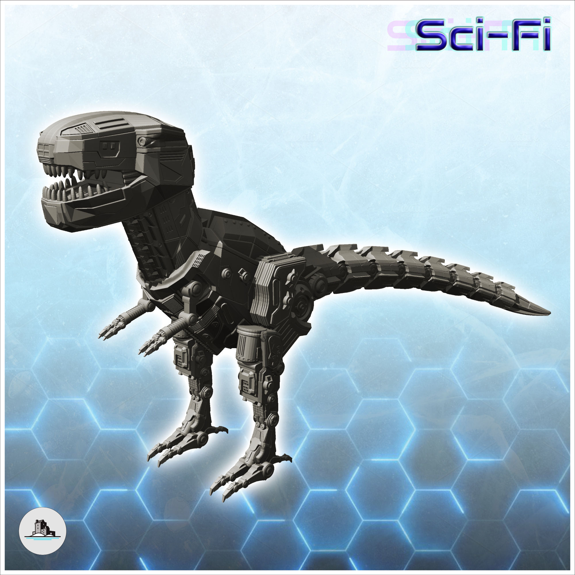 Wallpaper #32cE-5IBSpphPi3-g5LU76 Stl File Wybus Dinosaur Combat Robot 2 Future Sci Fi Sf Post