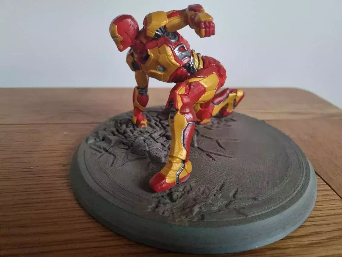 Wallpaper #-bkg3pIBJvJKYCmEzgMB229 3D Printing Iron Man Action Figure Made with Anycubic Photon M3cults