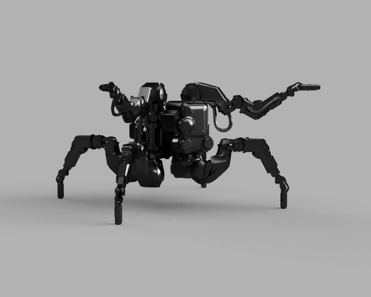 Wallpaper #eWca7pIBSpphPi3-sls4233 Fichier Stl Cyberpunk2077 Militech Flathead Spider Botplan Pour