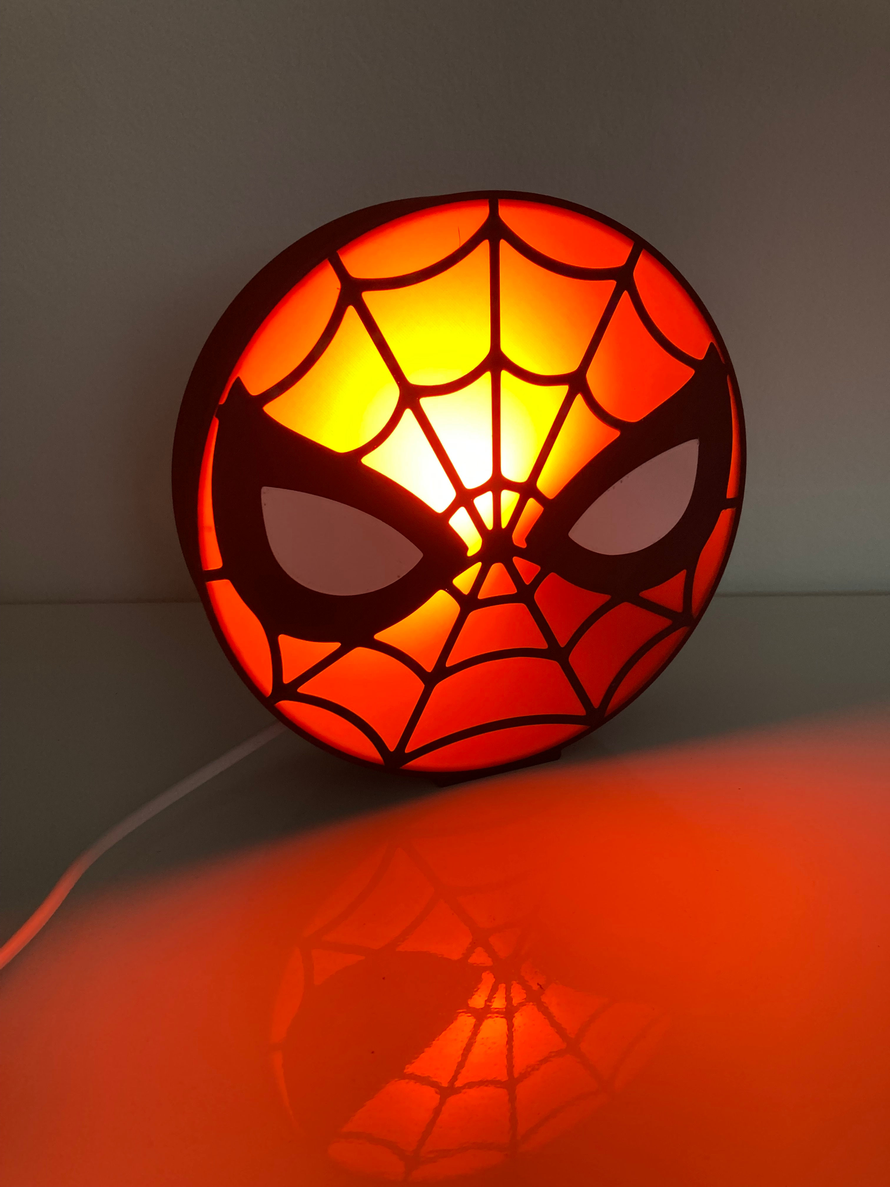 Wallpaper #x58WWZMBcUVgGJNoibE1441 Spiderman Lamp by Jakubhroch Makerworld