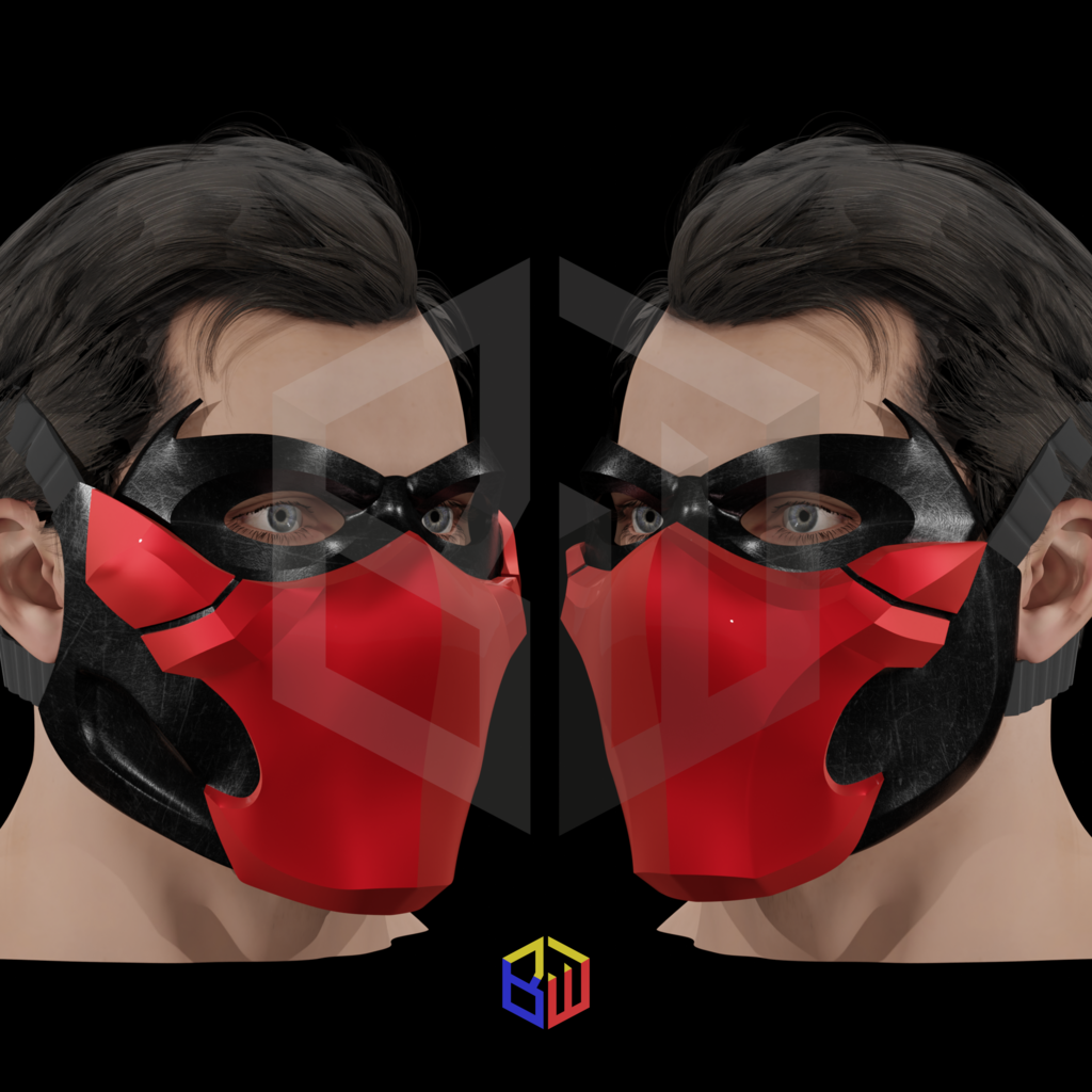 Wallpaper #KMn-j5cB-VVLIetlCmy810 Red Ronin Half Mask with Separate Domino Mask by Budwinmakerworld
