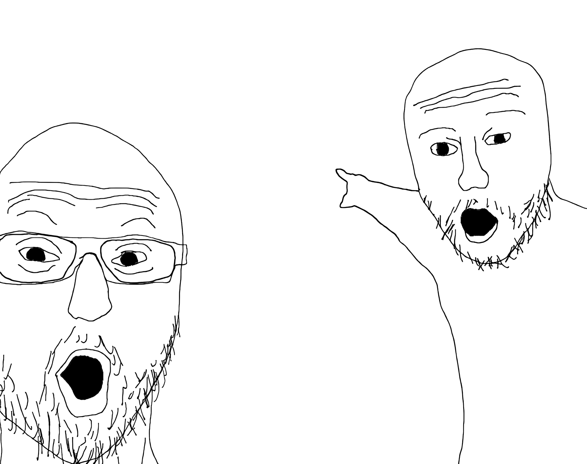Wallpaper #xBldDo8BtGB6xQ78wllr15 Soyjack Pointing Memes Imgflip