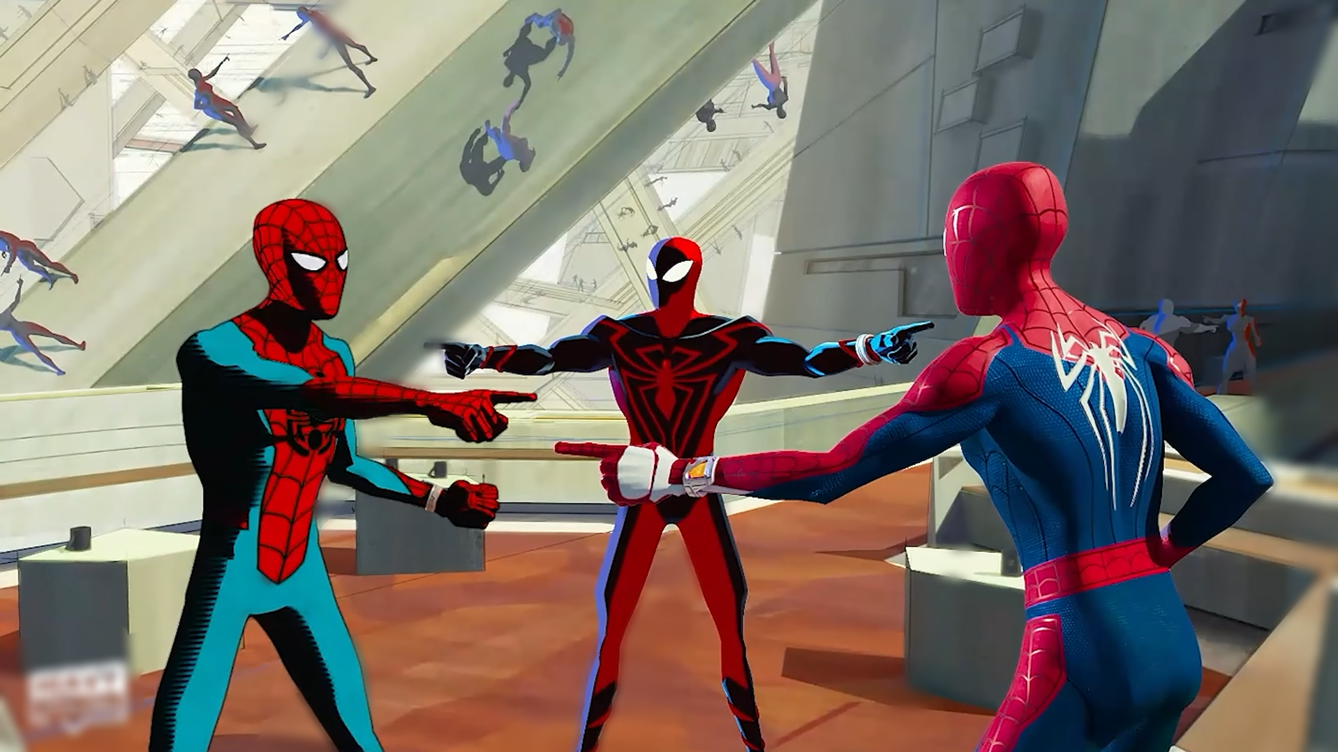 Wallpaper #ImfQBpMBSpphPi3-4cMa201 Across the Spiderverse 2023 Pointing Meme Memes Imgflip