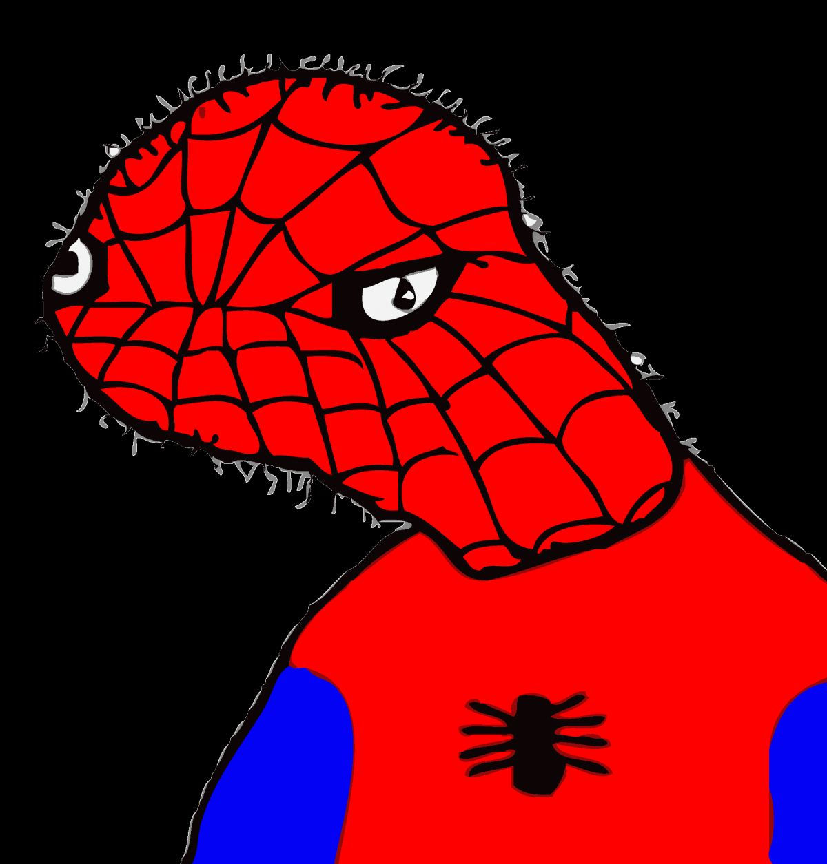 Wallpaper #kTEGNpMB5zzyi_yYnljO319 Spoderman Meme Outline