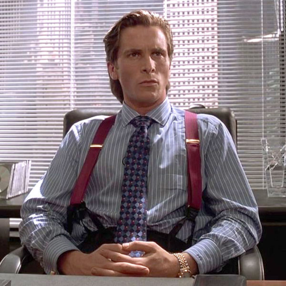 Wallpaper #zGeuD5MBSpphPi3-mO99269 Patrick Bateman Face Meme Emoji Sad Eyes Imagesee