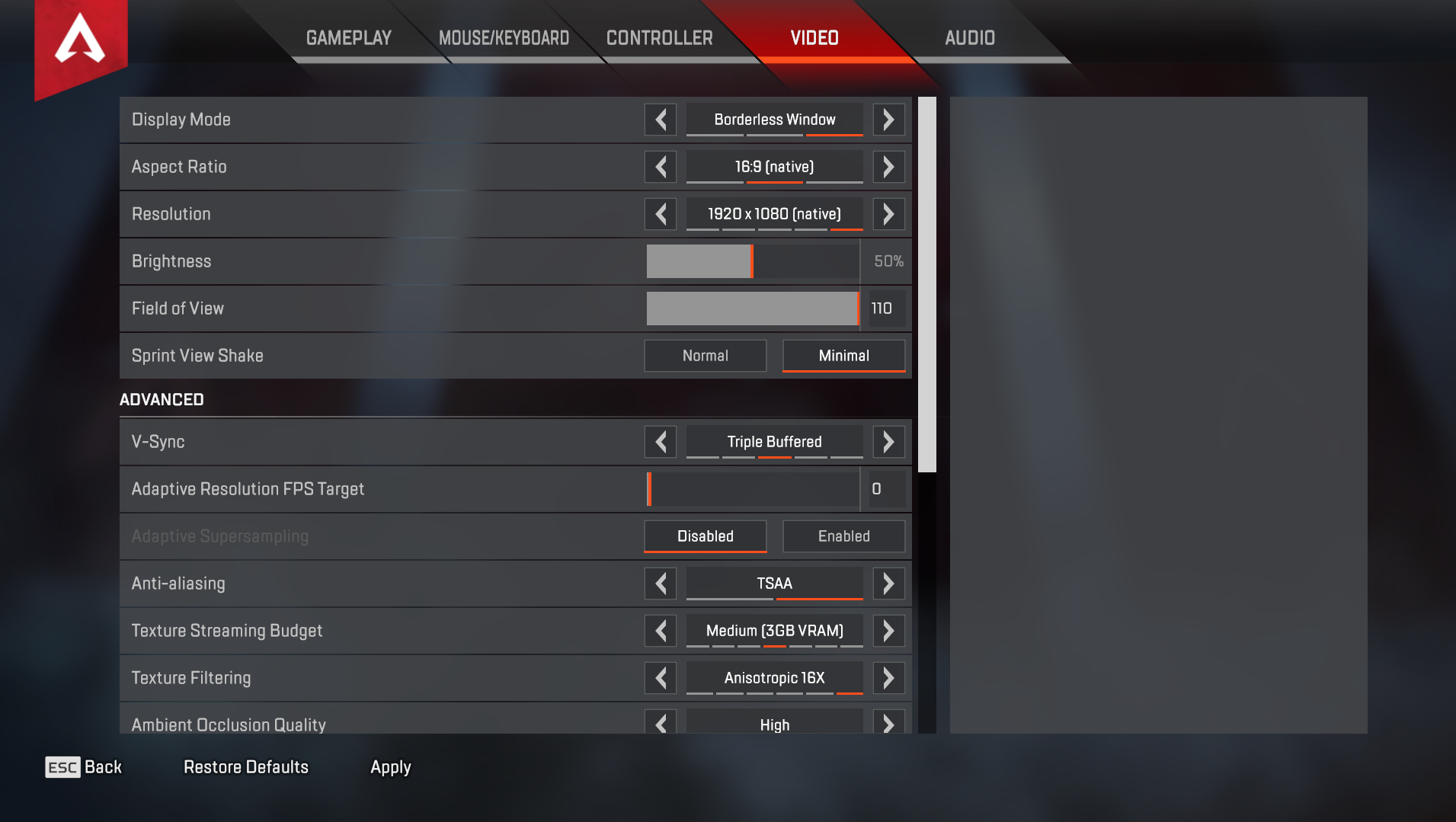 Wallpaper #iZ1QZJcBkAG5jTCHXbAz131 Best Console Settings for Apex Legends Dot Esports
