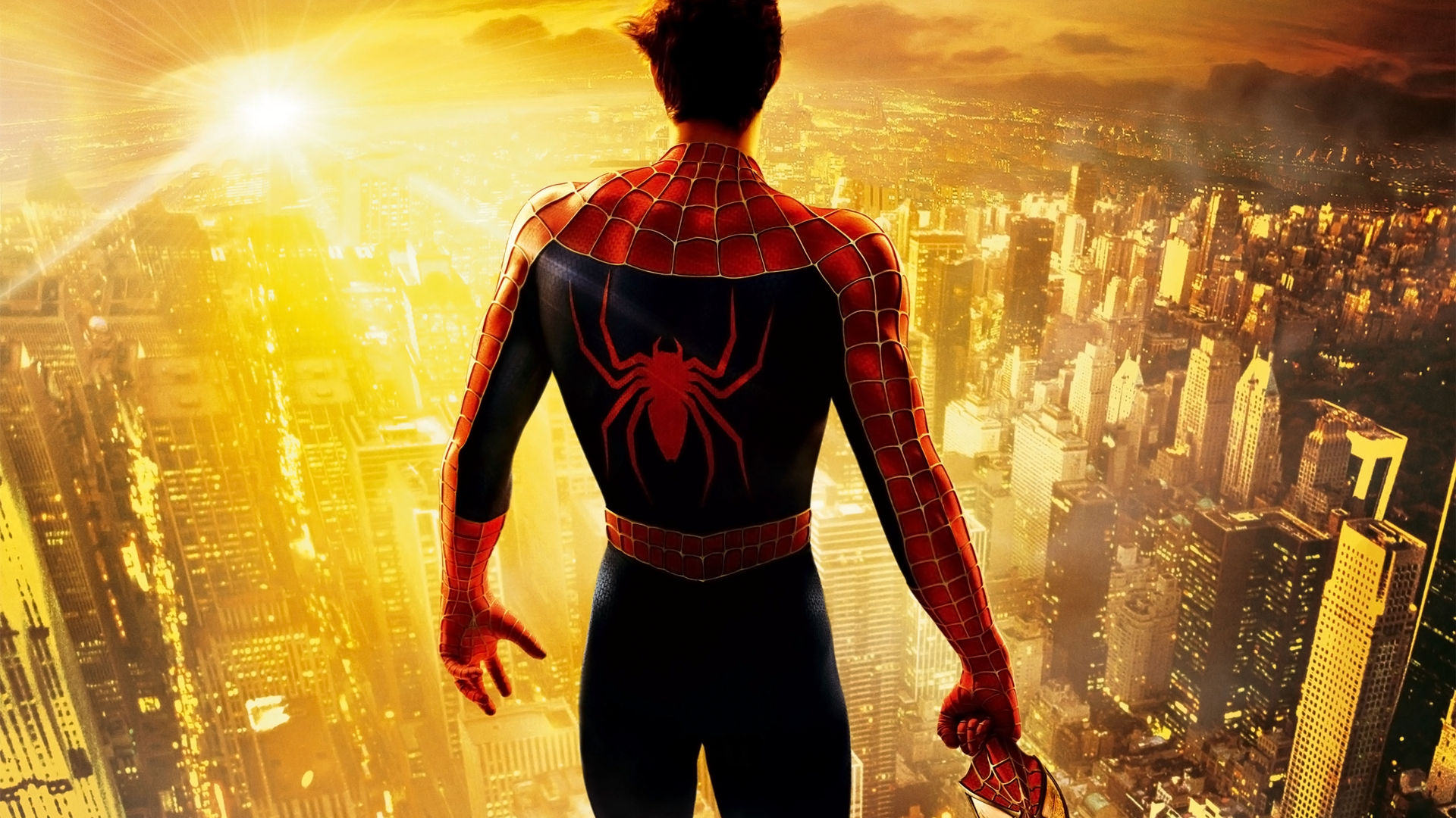 Wallpaper #Kxl1E48BtGB6xQ78uWaM8 Spider Man on Top of the City with No Mask Myconfinedspace