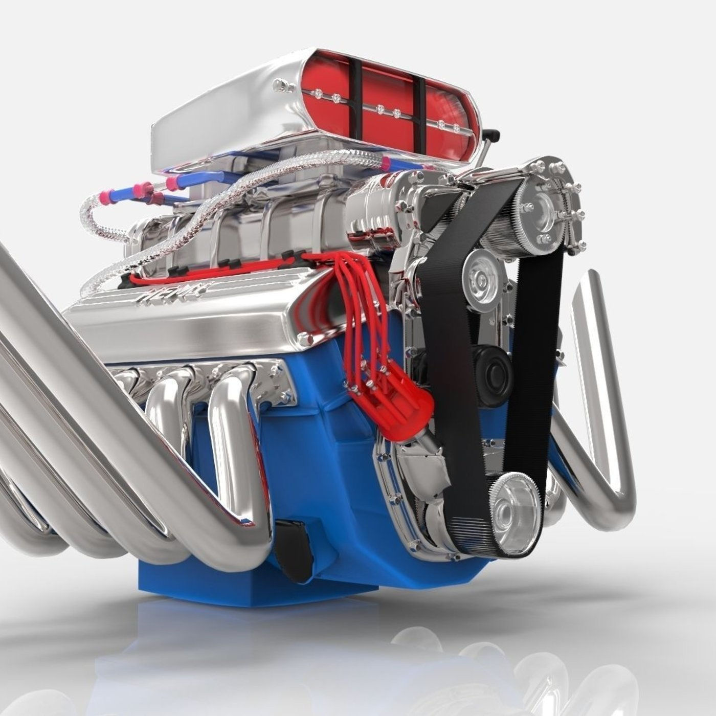 Wallpaper #3d643 Chevy Drag Racing Engines
