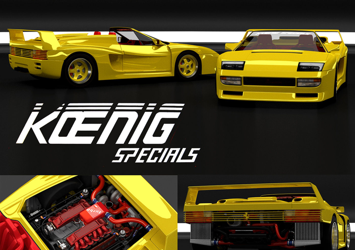 Wallpaper #_T_SO5MBLiIJ4c9OwY_B87 Ferrari Testarossa Koenig Evolution Competition Spider Cgtrader