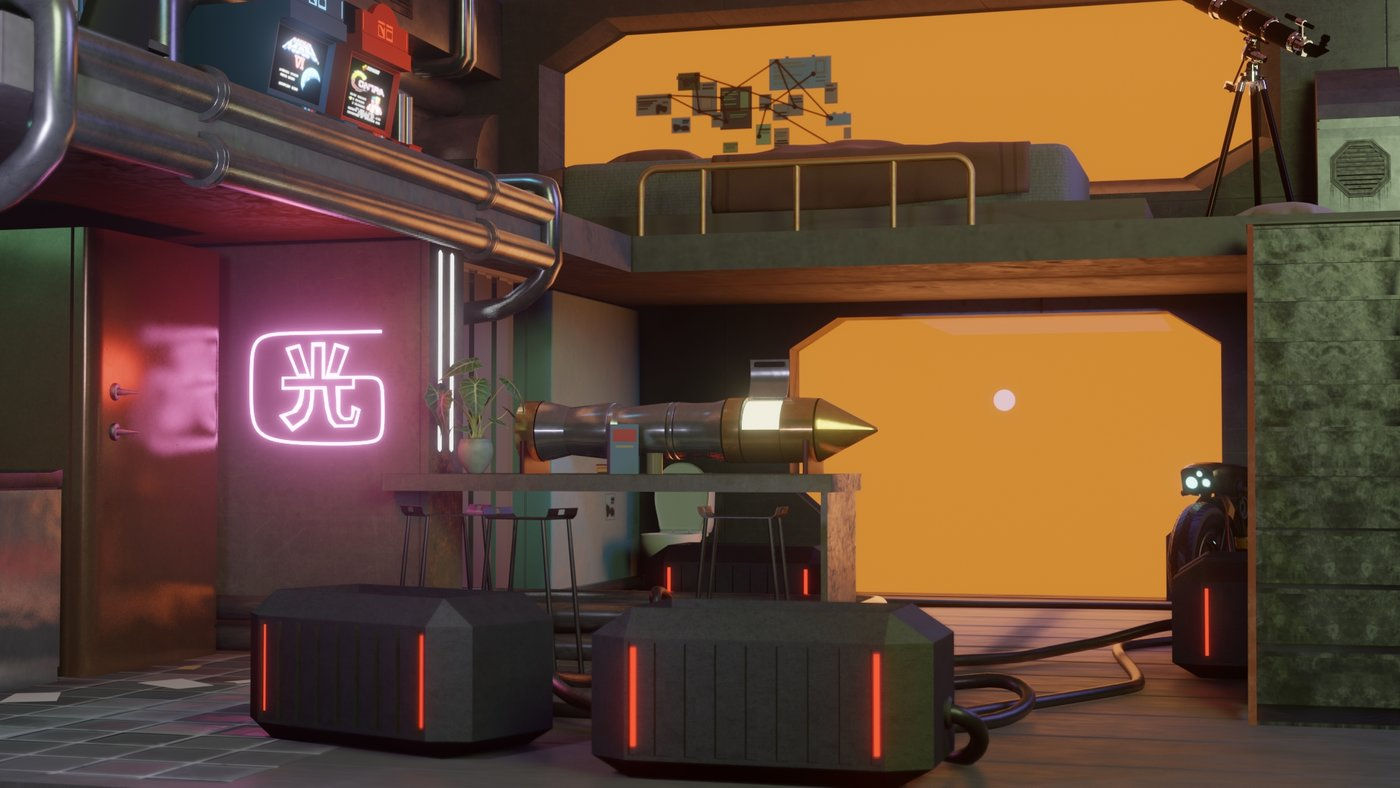 Wallpaper #F2gVHZMBSpphPi3-LCUb63 Sci Fi Bunker Interior Cgtrader