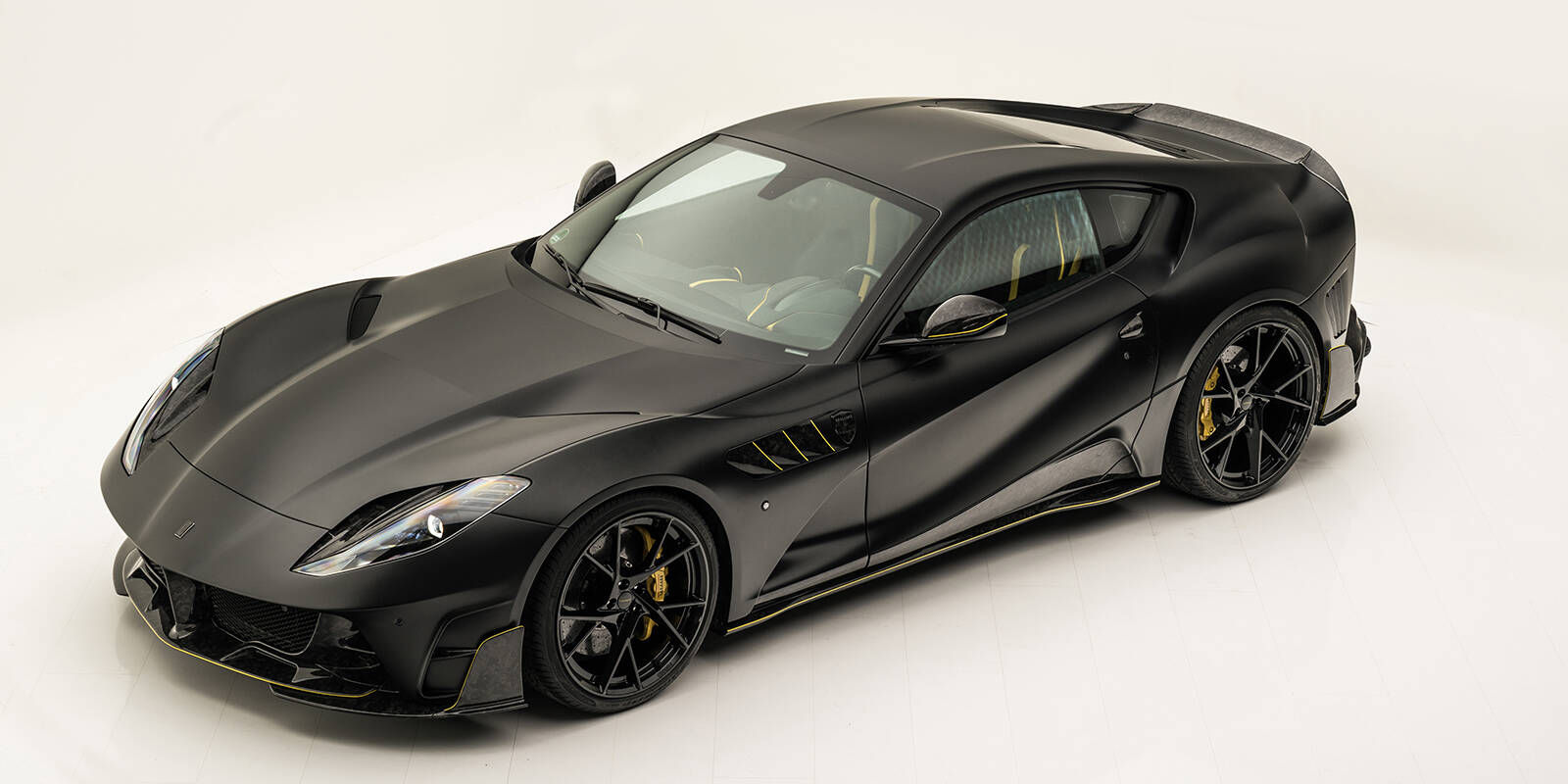 Wallpaper #RFPxNJMBYjRkjcHshOg4319 Fiche Technique Mansory 812 Superfast Stallone Black 2019