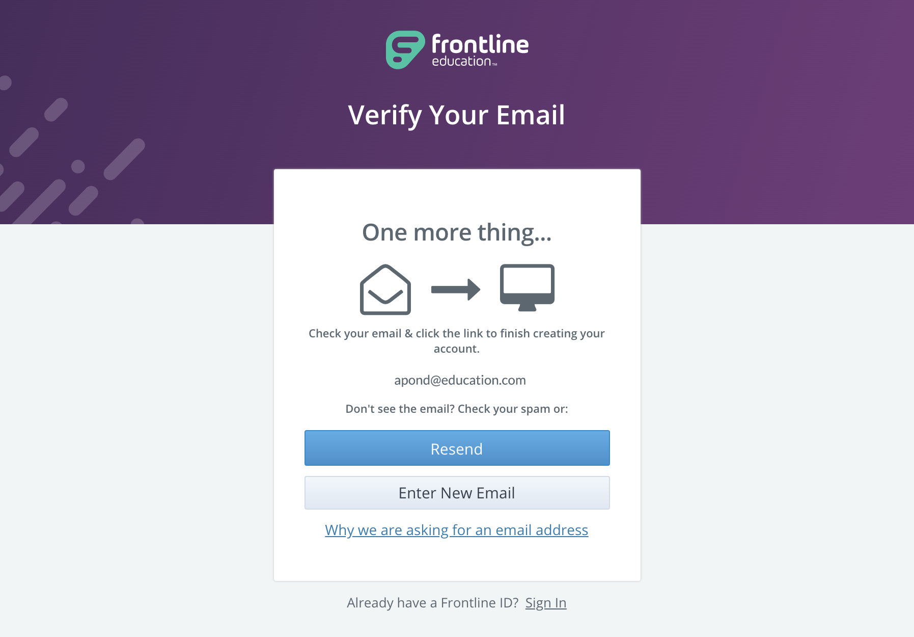 Wallpaper #ZGef9JIBSpphPi3-Vnsf171 Verifying Your Frontline Id Account eMail Frontline Education