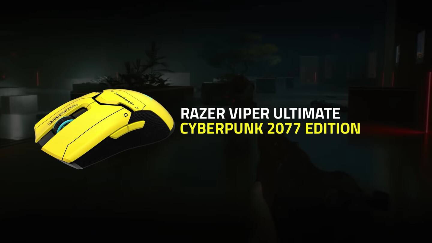 Wallpaper #20ECA Razer Viper Ultimate Cyberpunk 2077 Edition Looks Amazing Now