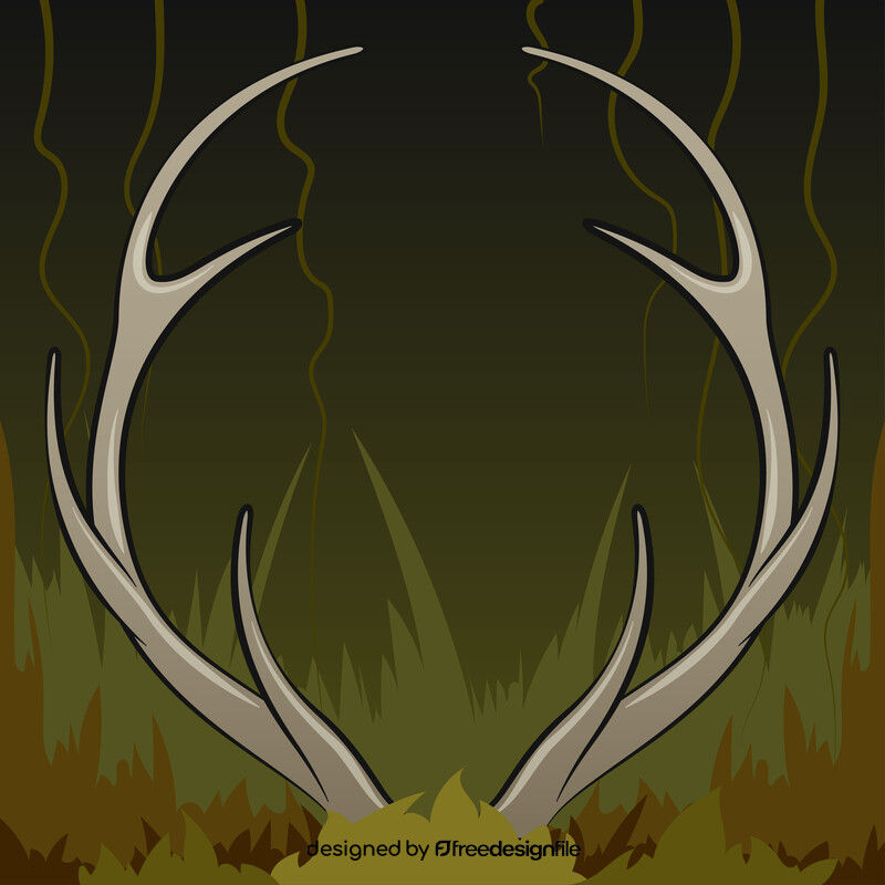 Wallpaper #Brh_2pIBJvJKYCmEEPI4386 Deer Antlers Vector Free Download