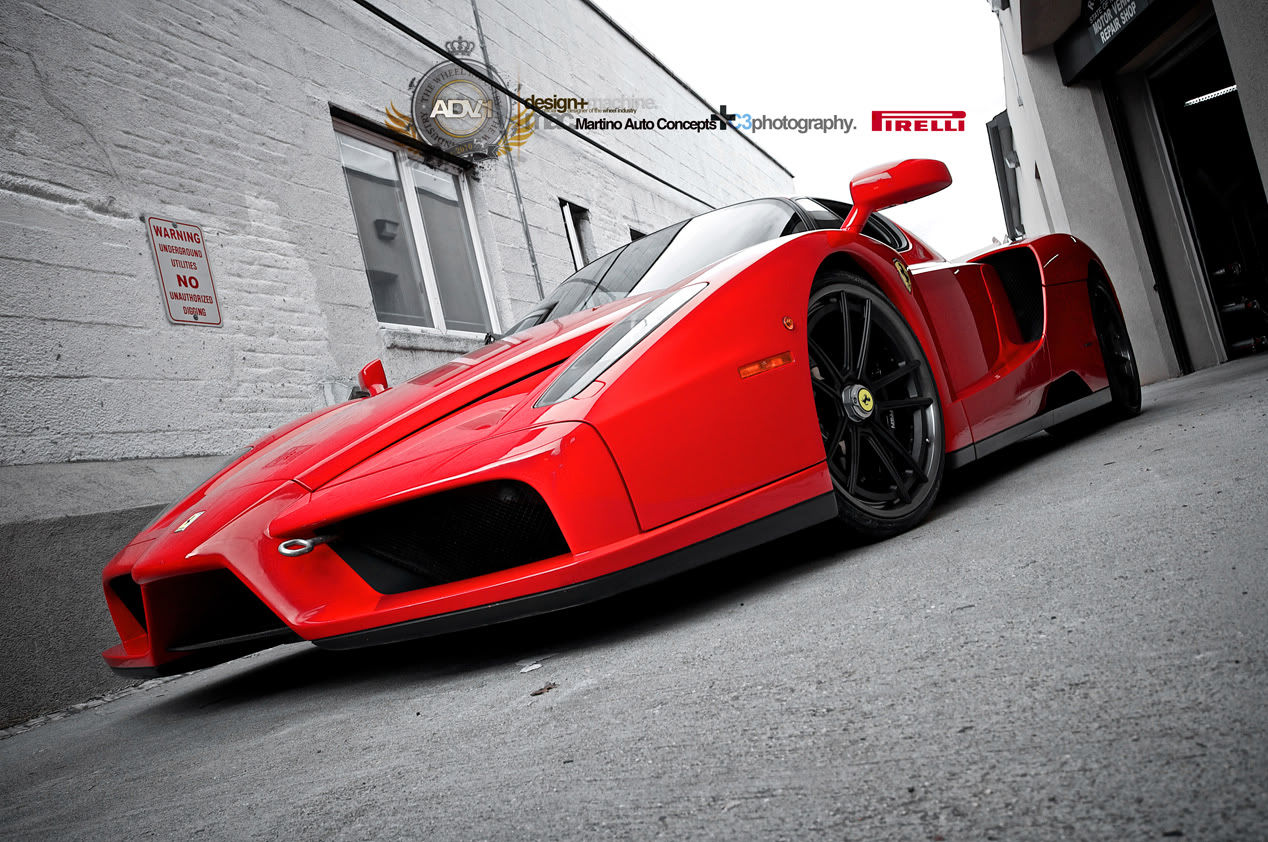 Wallpaper #in1-8I4Bnwiau_P6WQYR13 Ferrari Enzo Custom Wheels Adv1 52 20x85 Et Tire Size 24530 R20