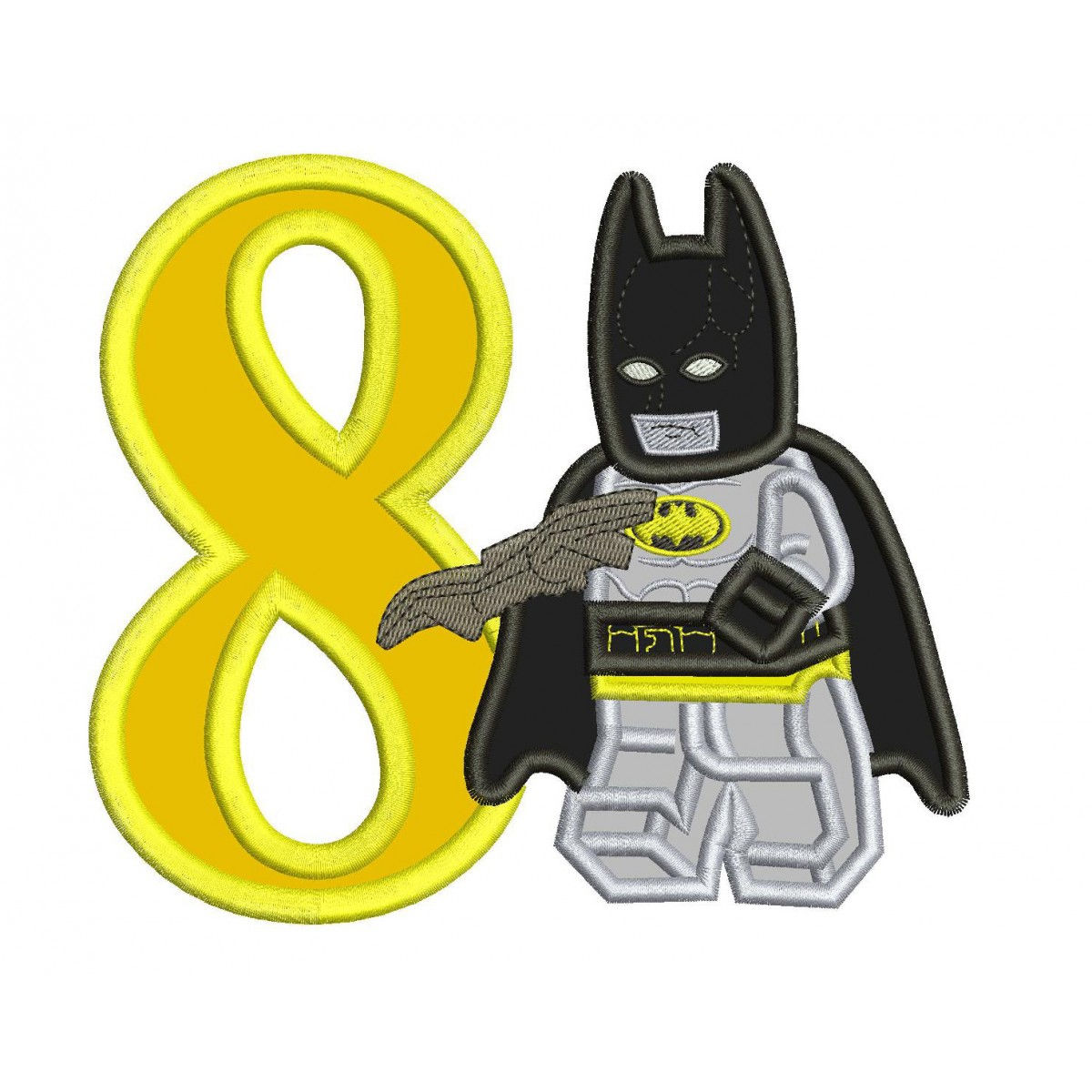 Wallpaper #z2iuJJMBSpphPi3-ijlY204 8th Birthday Lego Batman Applique Design