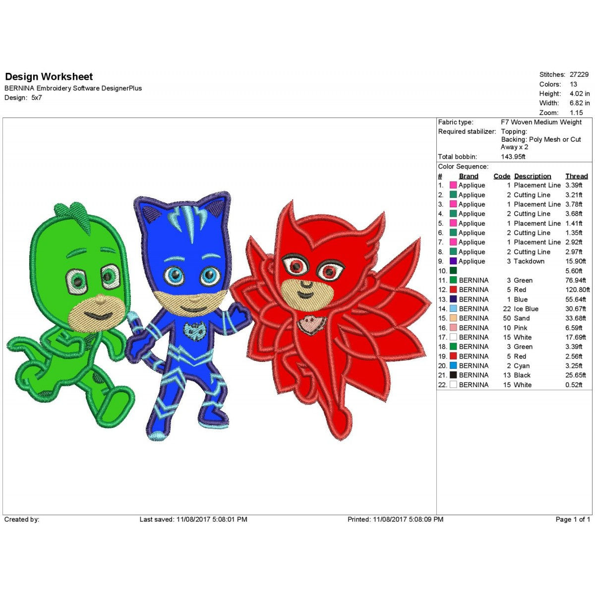 Wallpaper #CGfVA5MBSpphPi3-uLVw270 Pj Masks Catboy Gekko Owlette Machine Applique Design