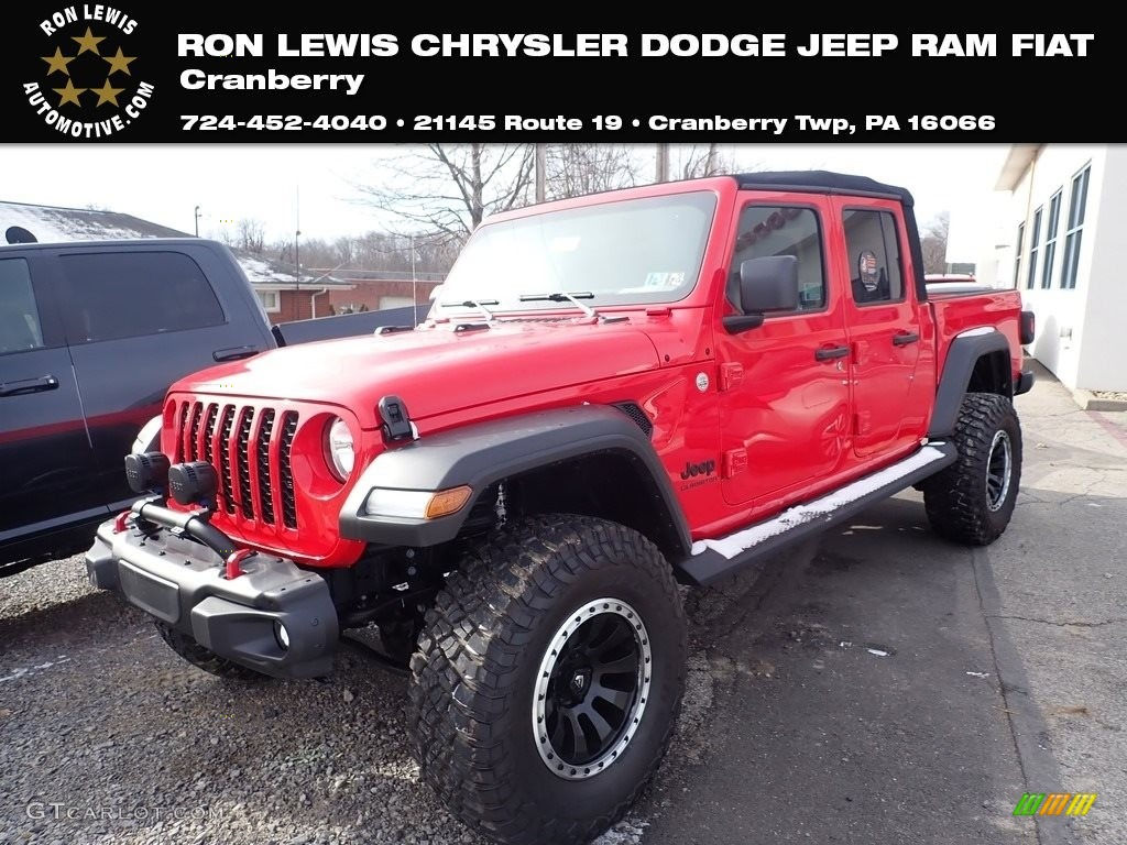 Wallpaper #BkDlMJMBJhL2WPba1cTh51 2020 Firecracker Red Jeep Gladiator Sport 4x4 136743778 Photo 16