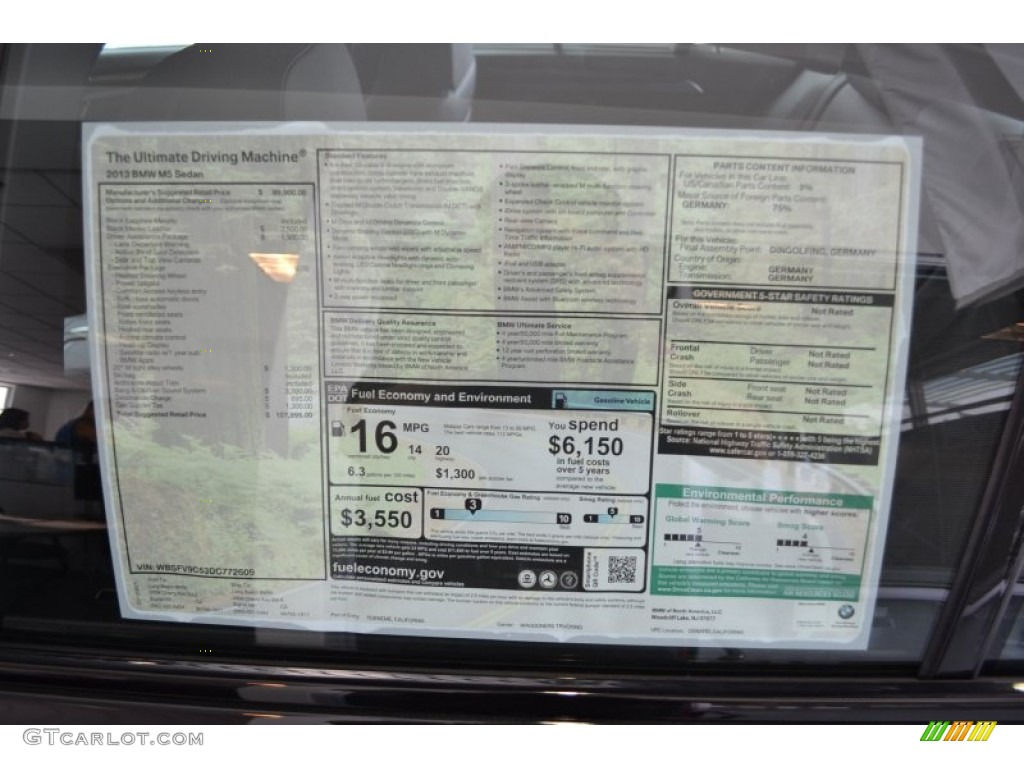 Wallpaper #9QPSZZMBpyOg8YnEWtm7310 BMW Original Window Sticker by Vin