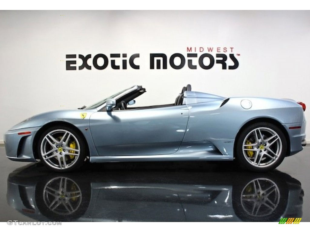 Wallpaper #Y0VfmY4B7YBJg1BVZaHU57 2005 Grigio Alloy Light Blue Silver Ferrari F430 Spider F1 79713791