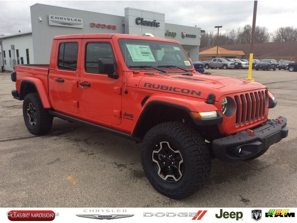 Wallpaper #BkDlMJMBJhL2WPba1cTh33 2020 Firecracker Red Jeep Gladiator Rubicon 4x4 136175205 Gtcarlot