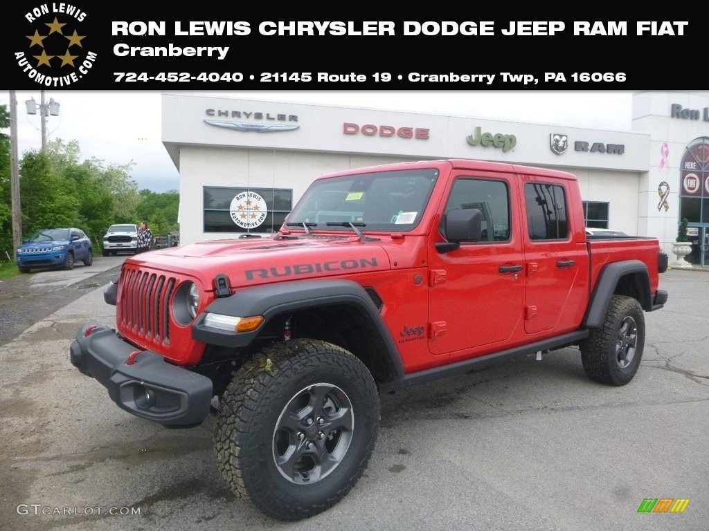 Wallpaper #BkDlMJMBJhL2WPba1cTh37 2020 Firecracker Red Jeep Gladiator Rubicon 4x4 133500304 Gtcarlot