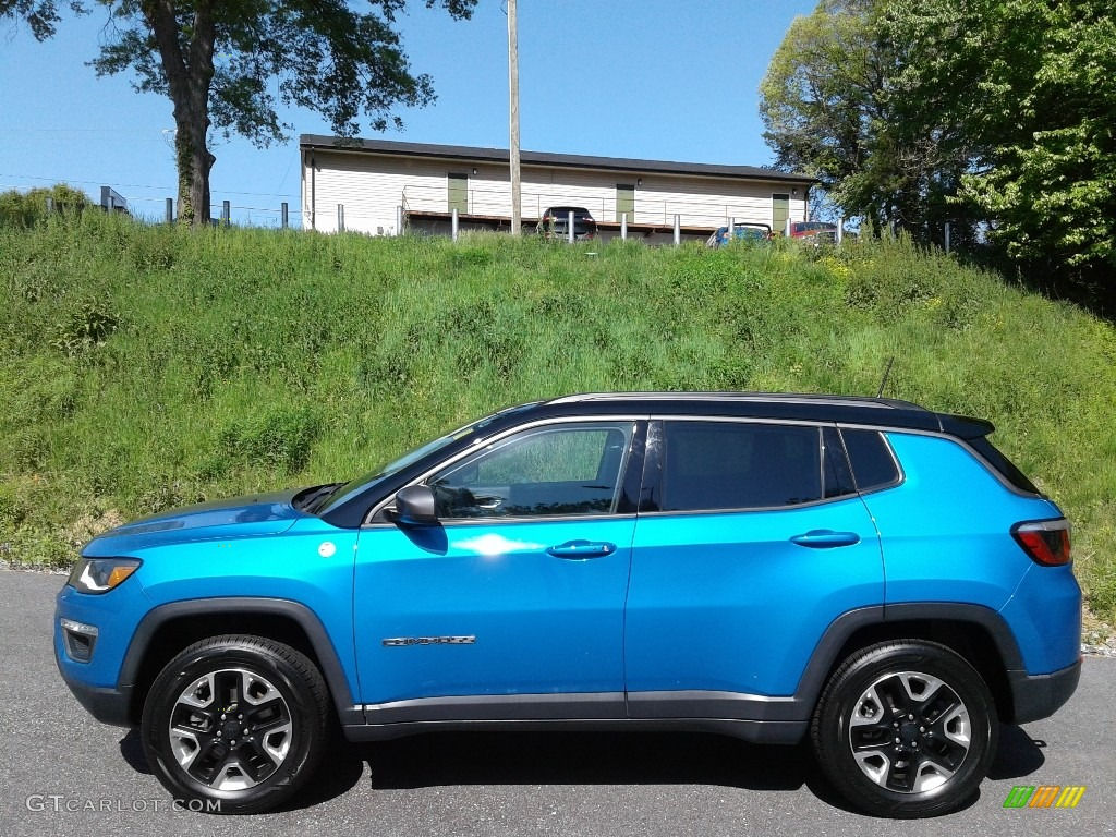 Wallpaper #ymcY7JIBSpphPi3-gVD1288 2017 Laser Blue Pearl Jeep Compass Trailhawk 4x4 141791740 Photo 11