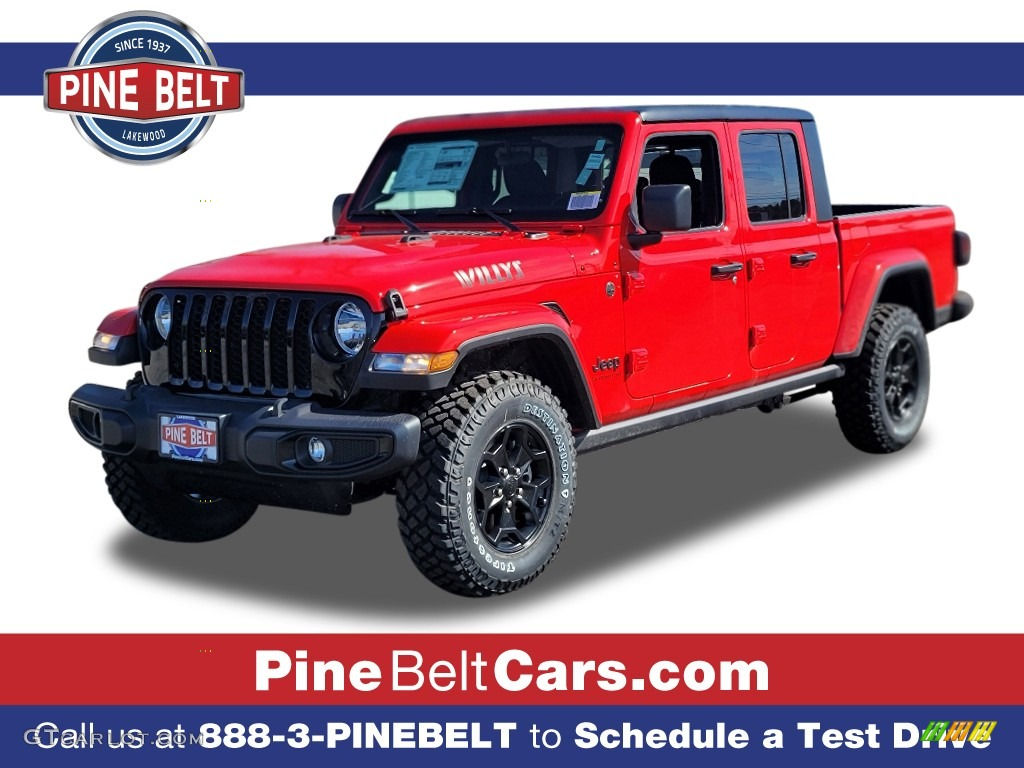 Wallpaper #BkDlMJMBJhL2WPba1cTh25 2022 Firecracker Red Jeep Gladiator Sport 4x4 143900298 Photo 5