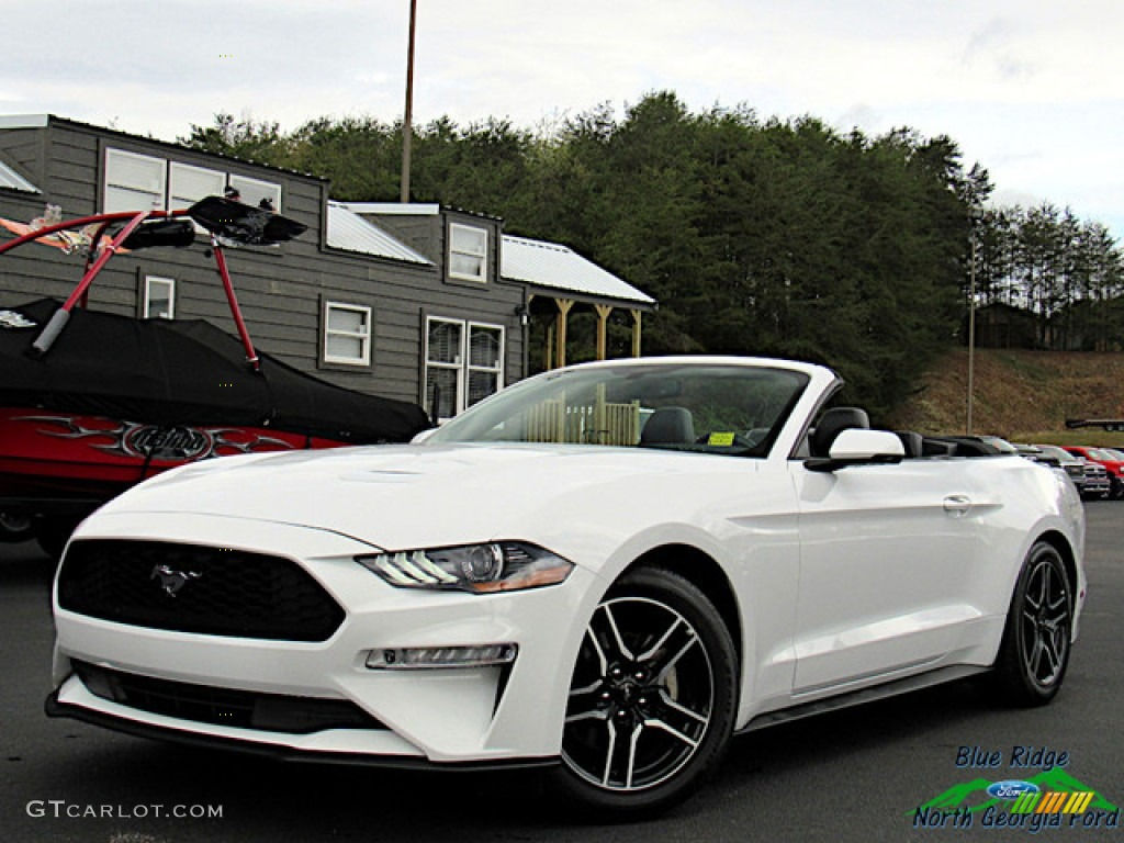 Wallpaper #ABniB48BtGB6xQ78YVgq45 2018 Oxford White Ford Mustang Ecoboost Convertible 132757575