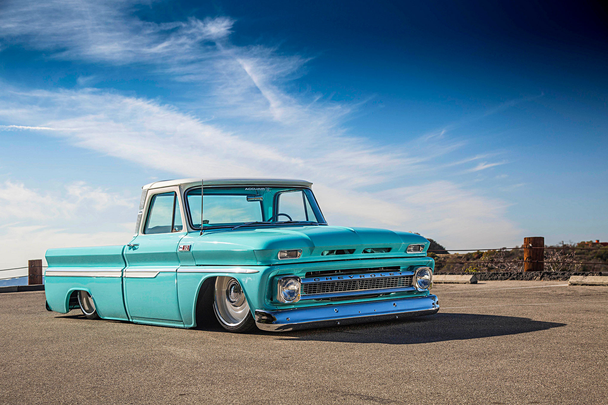 Wallpaper #dmeN6ZIBSpphPi3-JkIc30 Delmos Goes Low with a Slammed 1966 Chevy C10 Hot Rod Network